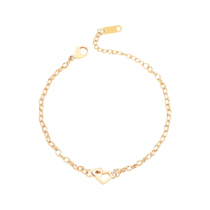 Interlocking Mini Heart Bracelet