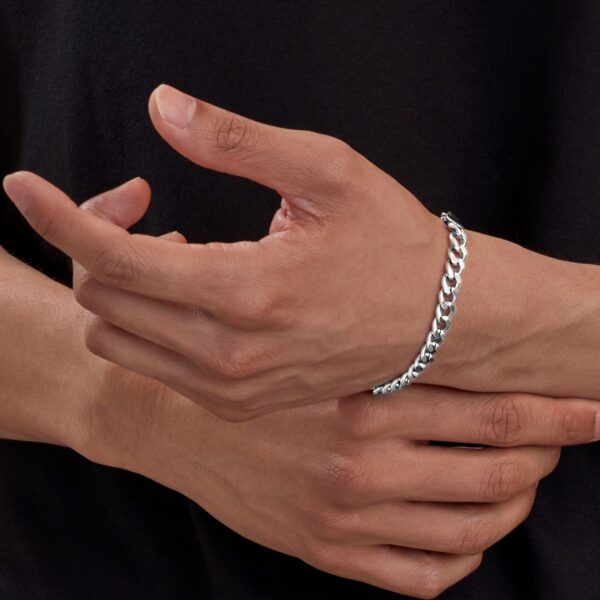 8mmCubanBracelet-SLV