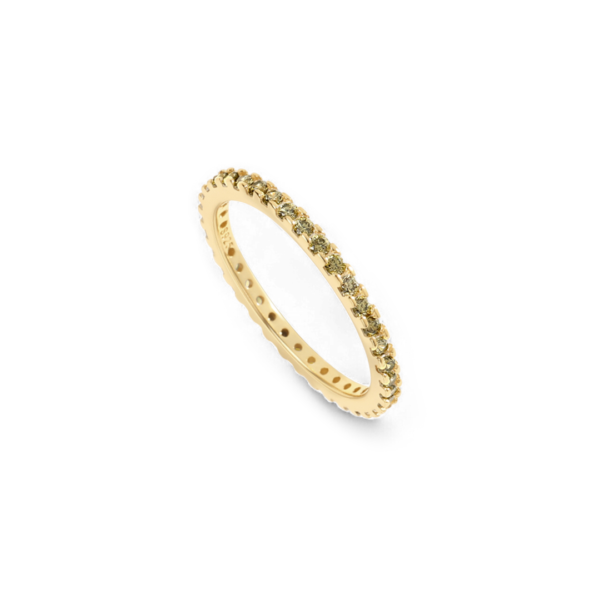 August Birthstone Eternity Stacking Ring