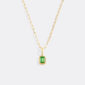 BaguetteBirthstoneCharmNecklace_Aug