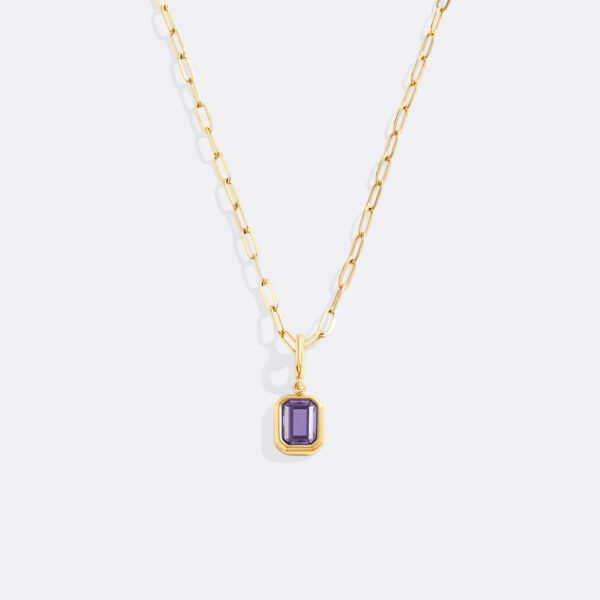BaguetteBirthstoneCharmNecklace_Feb