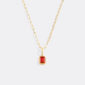 BaguetteBirthstoneCharmNecklace_July