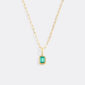 BaguetteBirthstoneCharmNecklace_May
