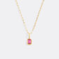 BaguetteBirthstoneCharmNecklace_October