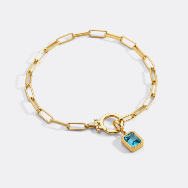BaguetteBirthstoneCharmonMintPaperclipBraceletpdp1DEC