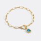 BaguetteBirthstoneCharmonMintPaperclipBraceletpdp1MAR.65padded