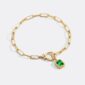 BaguetteBirthstoneCharmonMintPaperclipBraceletpdp1MAY.65padded