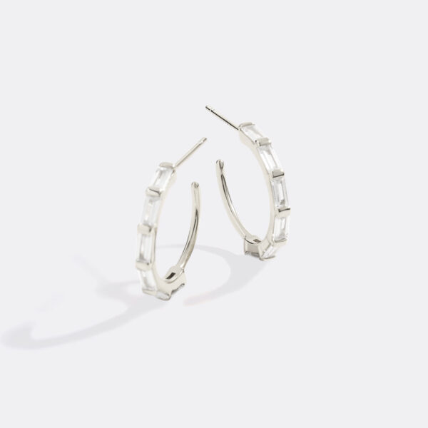 BaguetteDiamondHoopEarrings_4silver