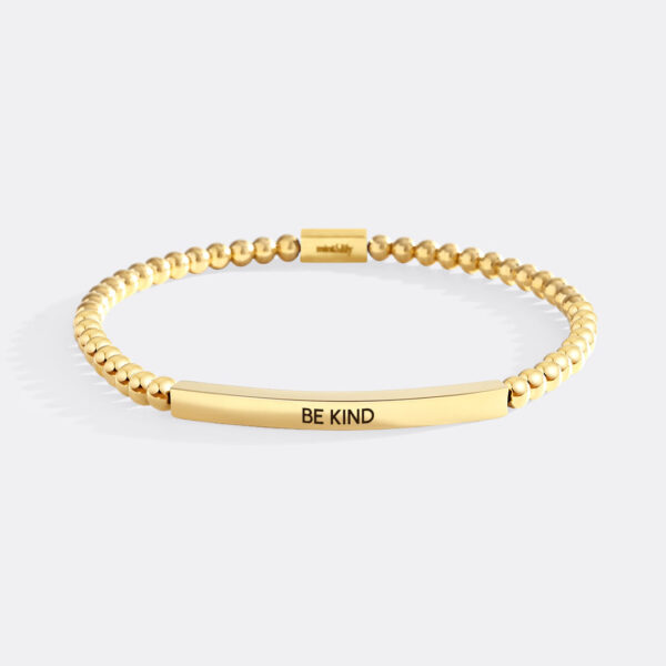 BeKindgoldbeadsgoldplate