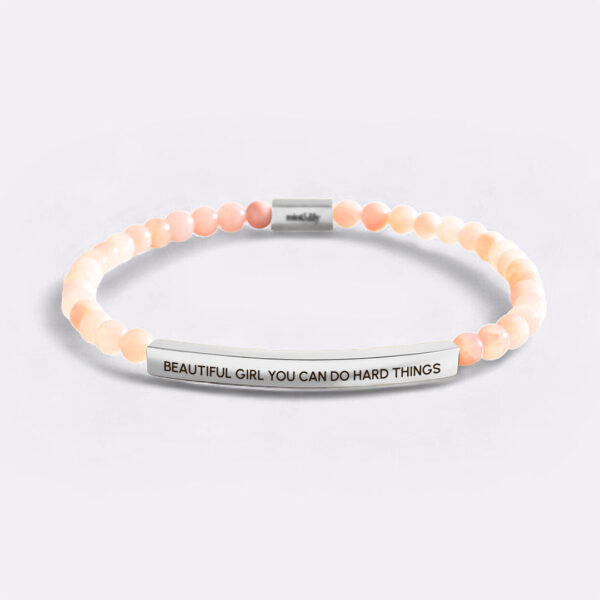 BeautifulGirlYouCanDoHardThingsorangesilver