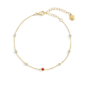 January Birthstone Station Bracelet