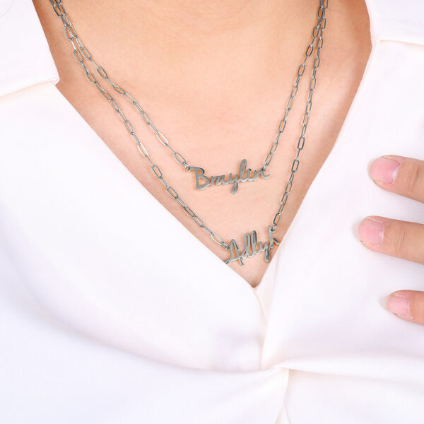 BoxChain_PaperclipChainVariantsofFairyNameNecklace_18silver