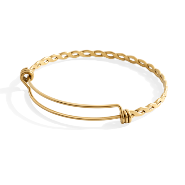 Dainty Adjustable Braided Bangle