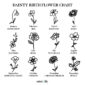 DaintyBirthFlowerChart