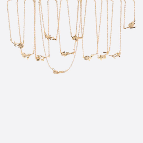 DaintyBirthFlowerNecklace