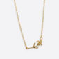 DaintyBirthFlowerNecklaceFebruaryIris