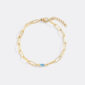 DaintyBirthstoneBaguettePaperclipBracelet_1