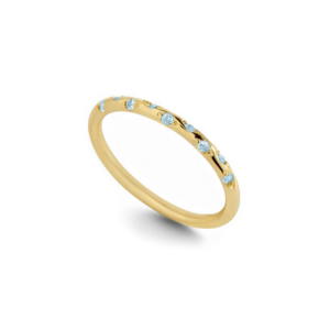 Dainty Constellation Birthstone Ring