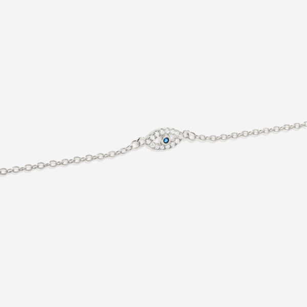 DaintyEvilEyeCharmBracelet_3silver