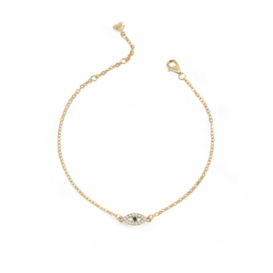 Dainty Evil Eye Charm Bracelet