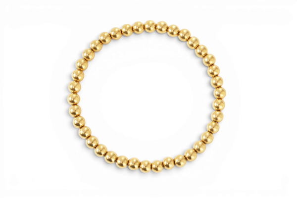 Dainty Gold Beaded Bracelet