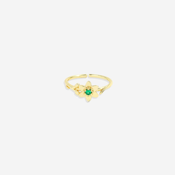 DaintyGoldBirthFlowerRing_9