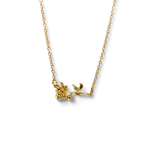 Dainty Birth Flower Necklace