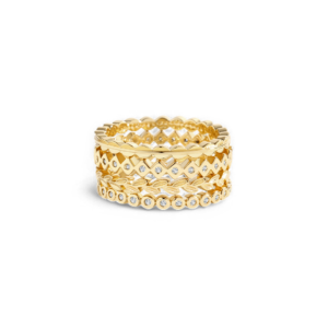 Dainty Gold Mini Ring Set