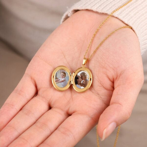 EngravedOvalPhotoLocketNecklace-model-2