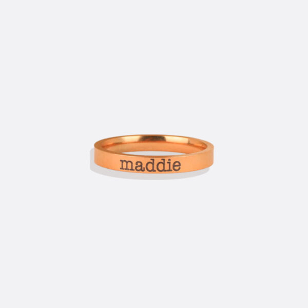 EngravedStackableNameRing_3mmBand_rose_gold