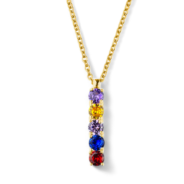 Family Birthstone Necklace