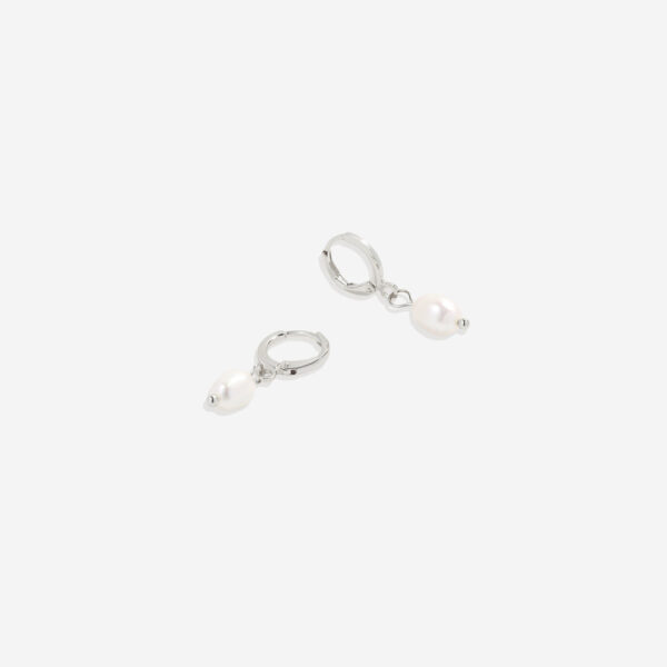 FreshwaterPearlDropHuggieEarrings_4silver FreshwaterPearlDropHuggieEarrings_4silver