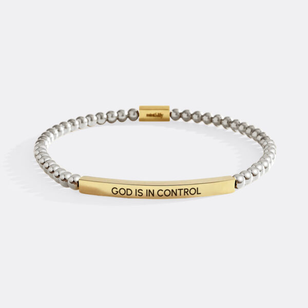 GodIsInControlsilverbeadsgoldplate