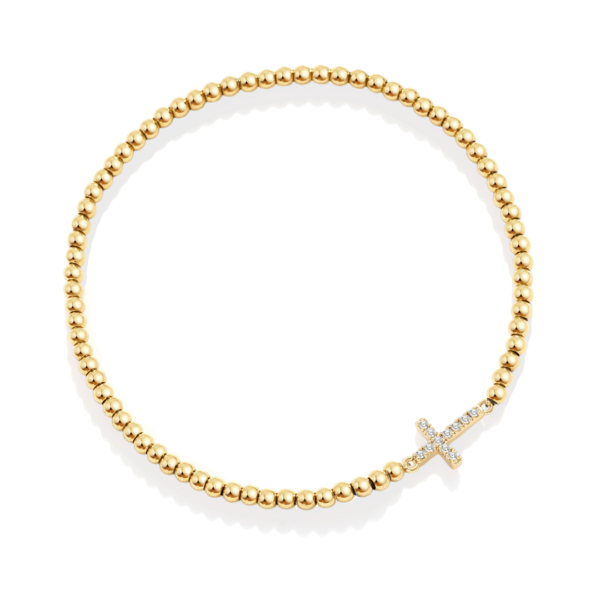 GoldBeadedBirthstoneCrossStretchBracelet_1ecomm
