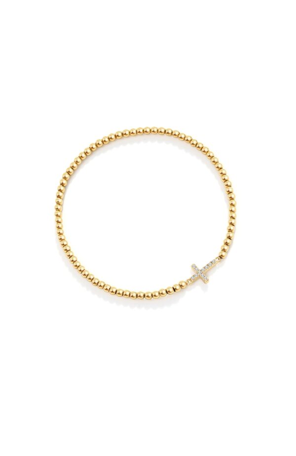 GoldBeadedCrossStretchBracelet-Main-Gold.65padded