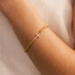 GoldBeadedCrossStretchBracelet-Model-2