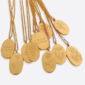 GoldBirthFlowerPendantNecklace