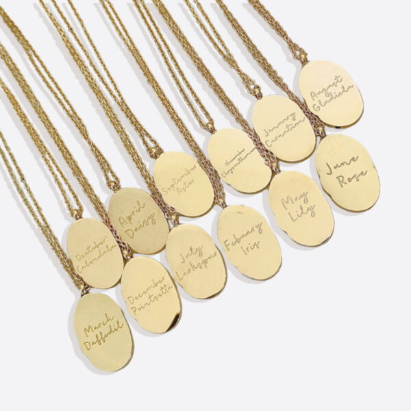 GoldBirthFlowerPendantNecklace1