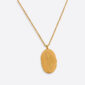 GoldBirthFlowerPendantNecklaceAugustGladiolus