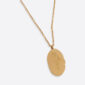 GoldBirthFlowerPendantNecklaceOctoberCalendula
