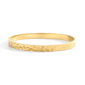 Hammered Gold Cuff Bracelet