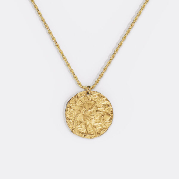Hammered_Gold_Zodiac_Pendant_Necklace_aquarius_1