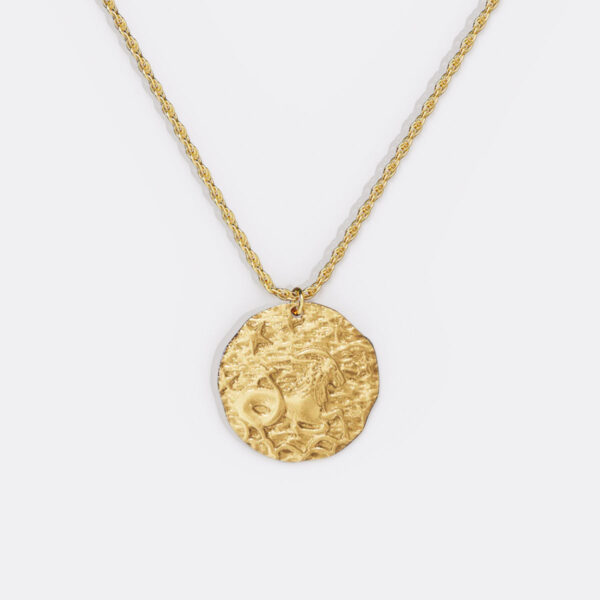 Hammered_Gold_Zodiac_Pendant_Necklace_capricorn_1