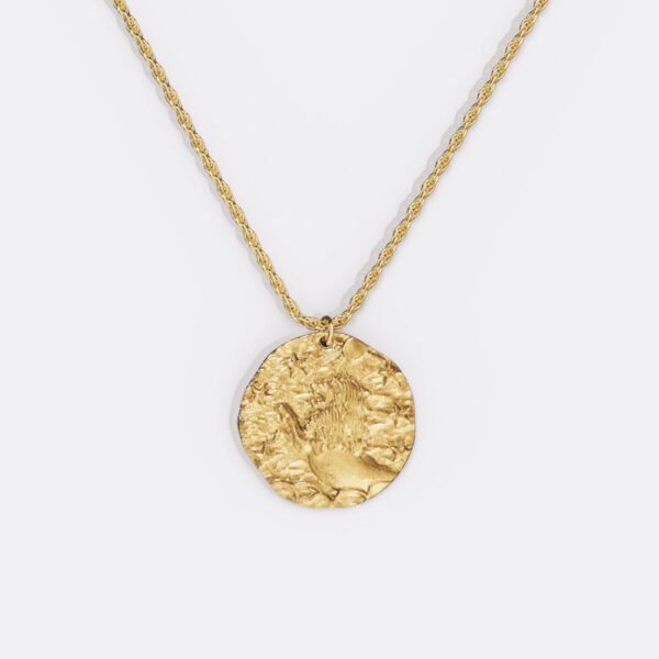 Hammered_Gold_Zodiac_Pendant_Necklace_leo_1
