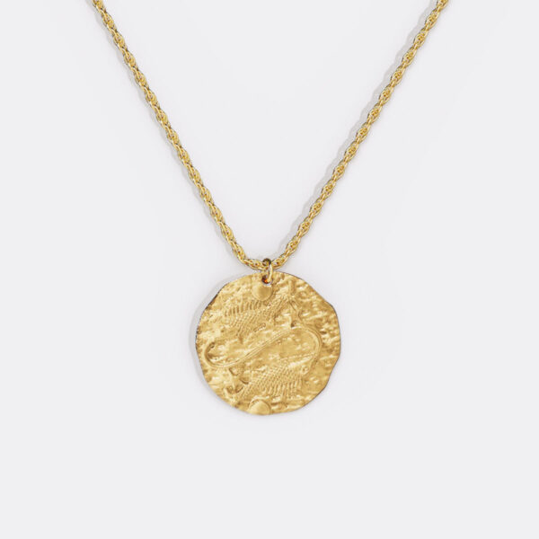 Hammered_Gold_Zodiac_Pendant_Necklace_pisces_1