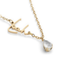 HandmadeBirthstoneNameNecklace-April