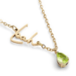 HandmadeBirthstoneNameNecklace-August