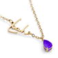 HandmadeBirthstoneNameNecklace-Feb