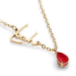 HandmadeBirthstoneNameNecklace-January