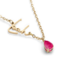HandmadeBirthstoneNameNecklace-July